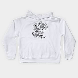 AQUARIUS (transparent background) Kids Hoodie